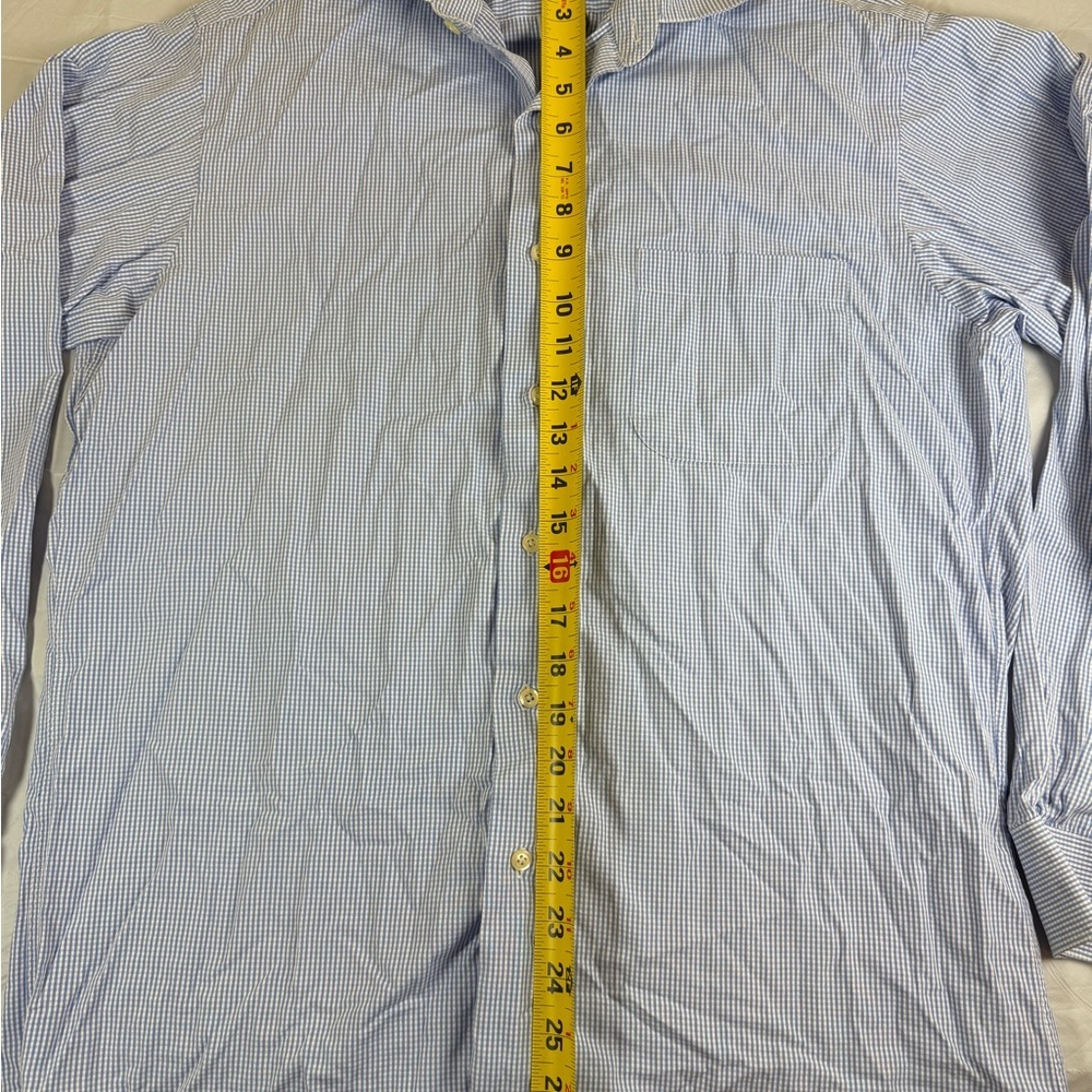 Brooks Brothers Light Blue Checkered Shirt - Picture 4 of 5